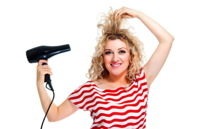 Hair Drying with Enthusiasm