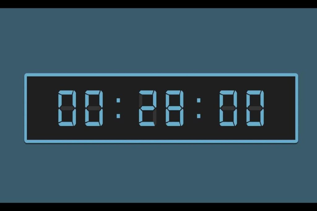 How A Timer Clock Set Timer For 28 Minutes_