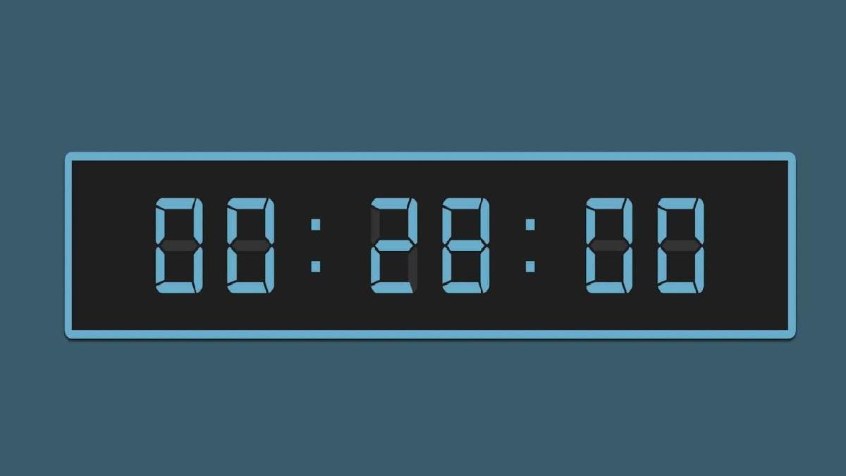 How A Timer Clock Set Timer For 28 Minutes?